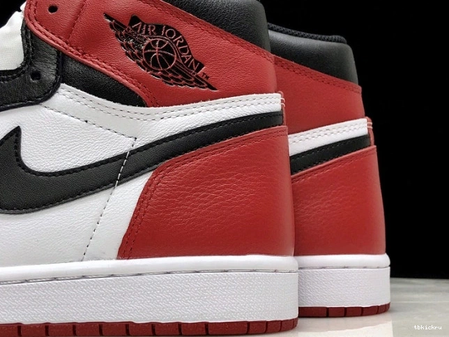 Cheap TBK Black Toe 1 Air Retro Jordan 555088-125 0810